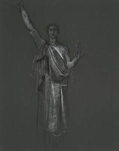 Study for Allegorical Figure of Art, Rondel in the Rotunda of the Pennsylvania State Capitol Building, Harrisburg, 1902-1911