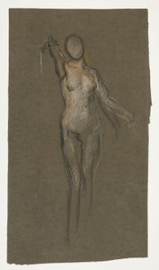 Study for Central Figure by Edwin Austin Abbey