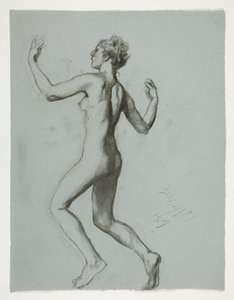 Study for Figure of 10 AM by Edwin Austin Abbey