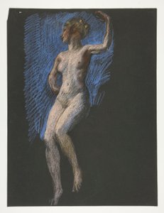 Study for Figure of 4 PM by Edwin Austin Abbey