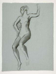 Study for figure of 4 pm by Edwin Austin Abbey