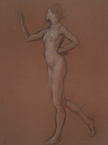 Study for figure of 7 am by Edwin Austin Abbey