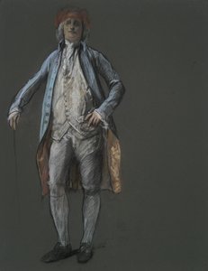 Study for figure of Benjamin Franklin
