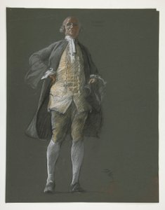 Study for figure of Representative Robert Morris