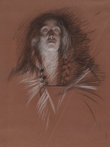 Study for Head of a Celtic Woman, from The Play Scene, Hamlet, Act 3, Scene 2