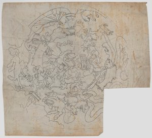 Study for the Background Signs of the Zodiac by Edwin Austin Abbey