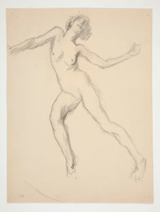 Study for the figure of 12 noon by Edwin Austin Abbey