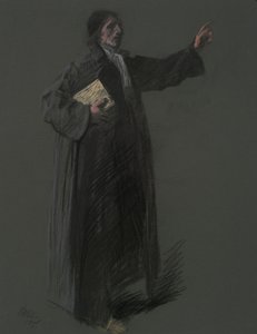 Study for the figure of Johann Kelpius