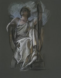 Study for the Figure of The Genius of Pennsylvania by Edwin Austin Abbey