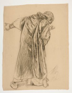 Study of Sir Galahad, for One of the Murals from The Quest of the Holy Grail (a Series of Fifteen Paintings for the Boston Public Library, Completed in 1901)