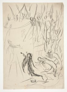The Achievement of the Grail, Study for The Quest of the Holy Grail (series of fifteen paintings for the Boston Public Library, completed in 1901) by Edwin Austin Abbey