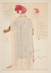 The King Armed, Costume Sketch for Henry Irving by Edwin Austin Abbey