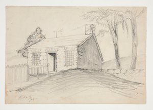 The Oldest House in Ellicotts Mills by Edwin Austin Abbey