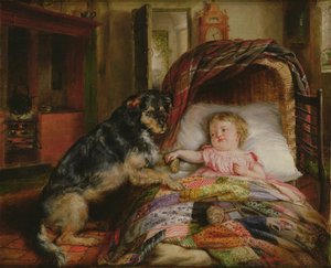 Guarding Baby by Edwin Frederick Holt