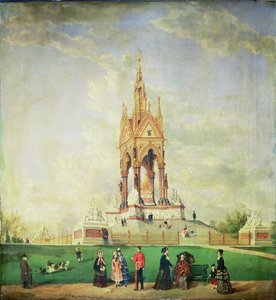 The Albert Memorial, in London by Edwin Frederick Holt