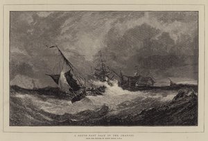 A South-East Gale in the Channel by Edwin Hayes