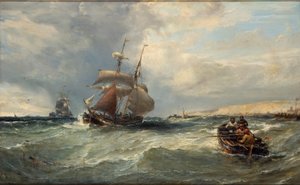 Brigantine off Yarmouth