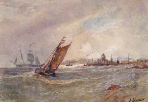 St Peter Port, Guernsey by Edwin Hayes
