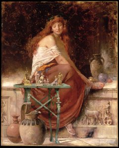 Red Haired Beauty by Edwin Howland Blashfield