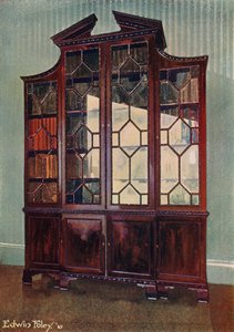 Carved Chippendale Library Bookcase