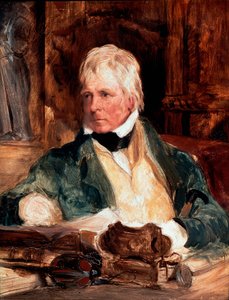 Portrait of Walter Scott, Scottish writer by Edwin Landseer