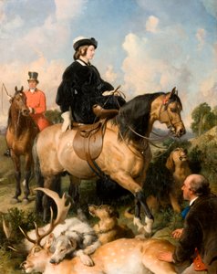 Queen Victoria in Windsor Home Park, 1865 by Edwin Landseer