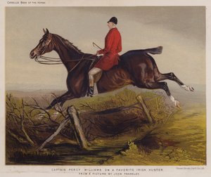 Captain Percy Williams on a Favorite Irish Hunter by Edwin Noble