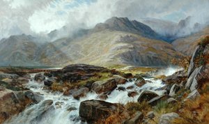 The Glyder Fawr from Pen-Y Ben Glog, 1876