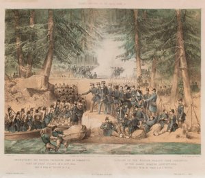 Landing of the French troops near Bomarsund in the Aland Islands, August 8th 1854