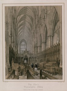 The Choir, Westminster Abbey, London by Edwin Thomas Dolby