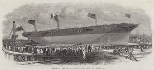 Launch of The Himalaya Screw Steam-Ship, at Blackwall by Edwin Weedon