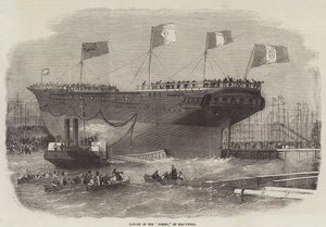 Launch of the Torino, at Blackwall