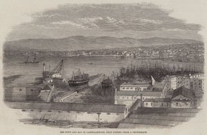 The Town and Bay of Castellammare, near Naples by Edwin Weedon
