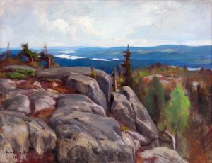 Landscape from Koli by Eero Järnefelt