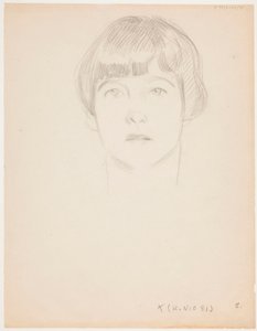 Head of a Girl by Eero Järnefelt