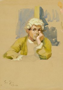 Young Man in Rococo Attire by Eero Järnefelt