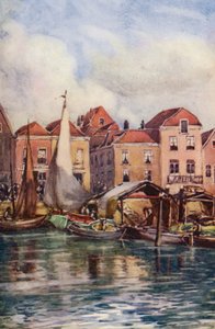 The Rhine: Dordrecht, The Fishmarket by Effie Jardine
