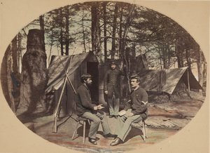Life in Camp, 6th Corp Headquarters, ca. 1864