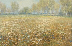 Meadow in Bloom by Egbert Rubertus Derk Schaap