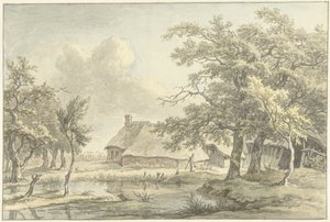 Farm in Eext (Drenthe) by Egbert van Drielst