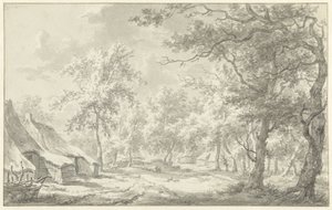 Farms in Eext (Drenthe) by Egbert van Drielst