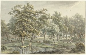 Landscape in Eext (Drenthe Province)