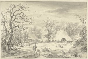 Winter Landscape by Egbert van Drielst