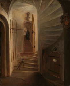 Portal of a Stairway in a Tower by Egbert van der Poel