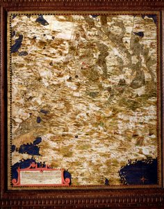 Moscow Region Map by Egnazio Danti