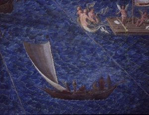Single Sailed Boat (detail)