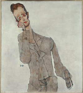 Portrait of Painter Karl Zakovsek by Egon Schiele