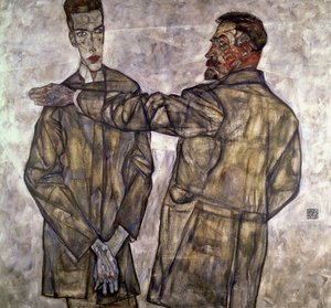 Double Portrait of Otto and Heinrich Benesch, 1913