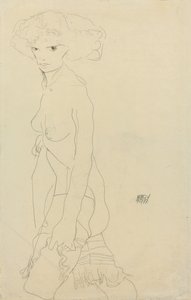 Female Nude, 1911 by Egon Schiele