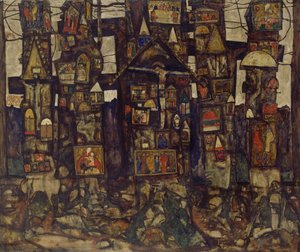 Forest Prayer, 1915 by Egon Schiele